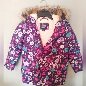 Lands' End Kids' Floral Purple Jacket
